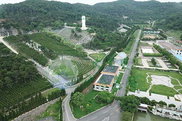 大河貝墓園，自然融合人文，寧靜永恒的追思之地
